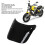 Schwarze SV650-Windschutzscheibe, 5 Zoll/12,7 cm oder 7 Zoll/17,78 cm 4