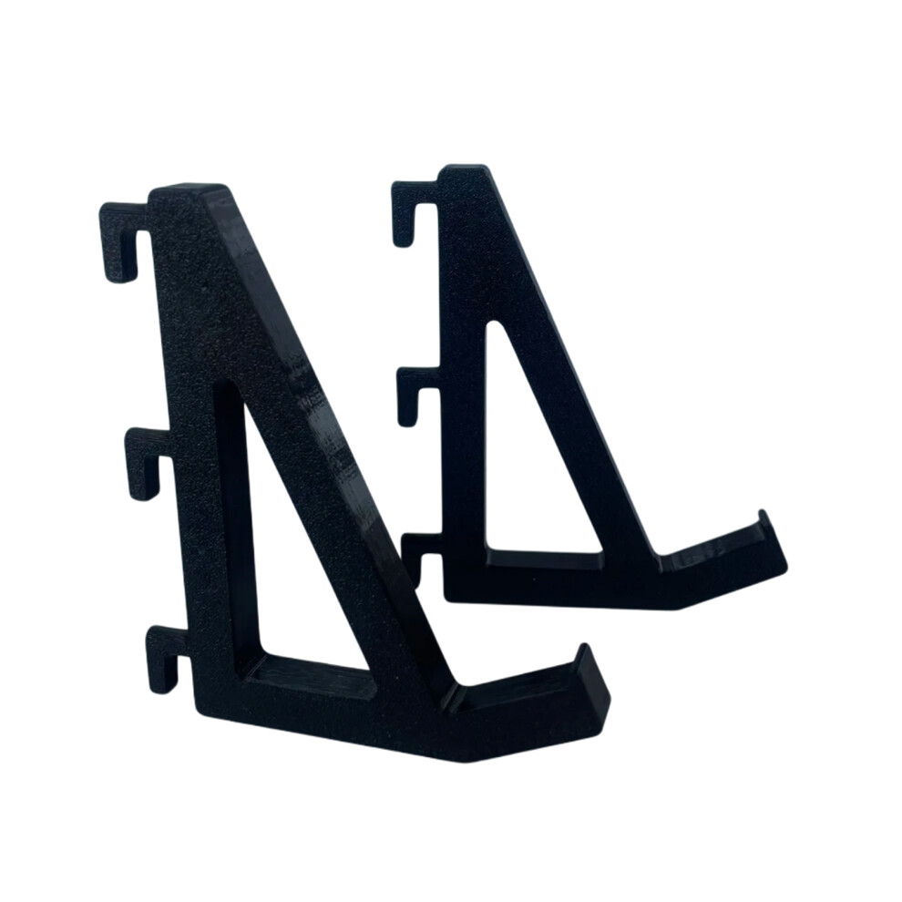 40Mm Pegboard Keyboards And Controller Hook Holder Stand- Black 7704000072939