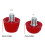 12Pcs/set Football Studs Replacement Safety Plastic-Pink 7mm 2