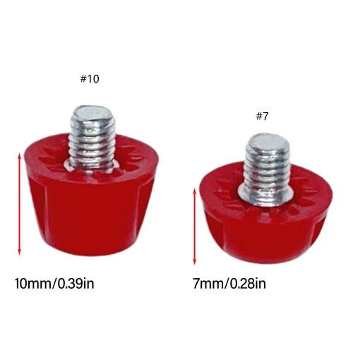 12Pcs/set Football Studs Replacement Safety Plastic-Pink 7mm 1
