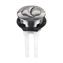 Single/Dual 38mm Flush Toilet Water Tank Round-double button