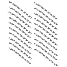 20 Stück Schwarze ABS Spiralbindungsschleifen 11 mm 30 Blätter Schreibwaren