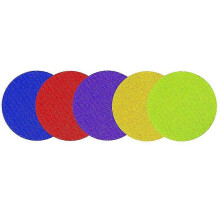 (As show, One size) 30PCS Carpet Spot Markers Carpet Circle Spots Markers Floor Sit Spots Circles Sitting Markers Dots