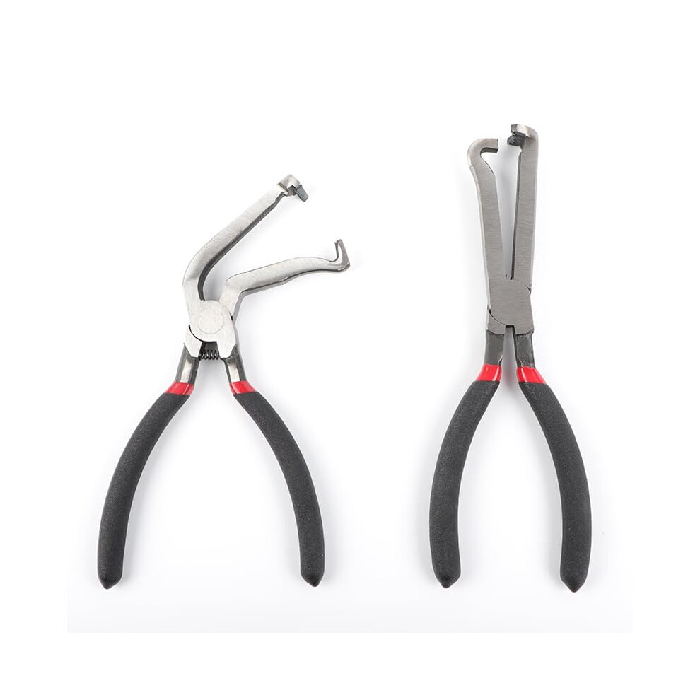 Electrical Disconnect Pliers, 2-Piece Fuel Line Clip Plier Set, 60-Degree Tips, Push-Tab Connectors Ttab-Style Plugs 9105992835966