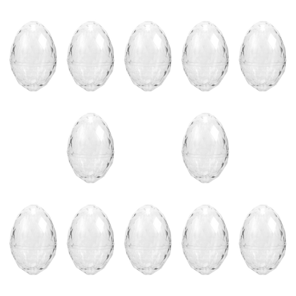 Clear Eggs Easter Supplies Home Decorations Fillable Empty Easter Eggs-image-OPC-PMKMGPH-NEW