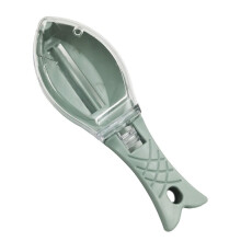 Fish Tool Premium PP Material Fish Scale Remover Ergonomic Easy To Use With Lid For Home Kitchen Storage