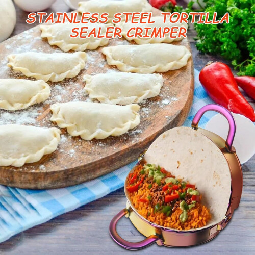 Tortilla Sealer, Dumpling Maker, Durable Leak-Proof Seal, Easy Cleanup, Compact Design 2