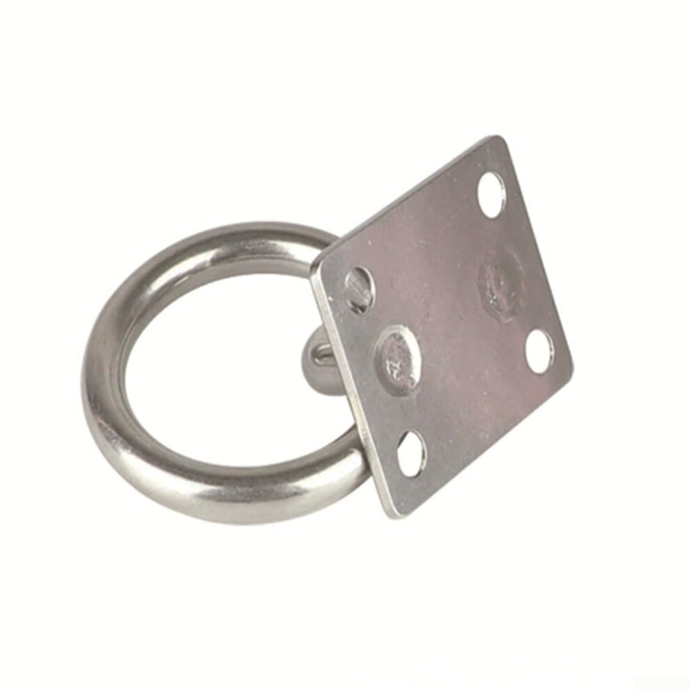 Tie Down Anchors, 304 Stainless Steel Eye Plates With Rings And Screws, Boat Rigging Hardware, Marine Deck Hardware 9084446702514