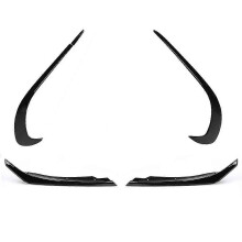 (As show, One size) Car Front Bumper Under Splitter Spoiler Canards Air Knife for A Class W176 A180 A200 A220 A250 A45