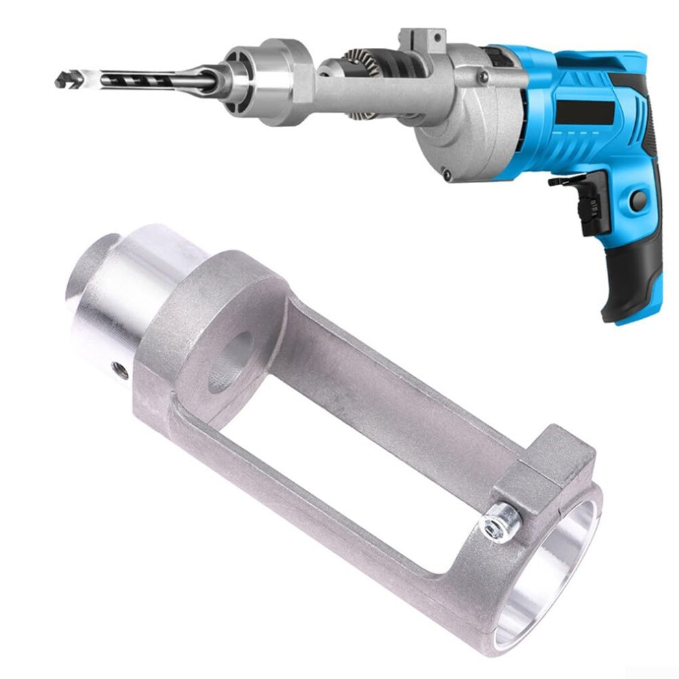 Hole Drill Bit Adapter Tenon Machine Converter Holder Aluminium Alloy Bench Drill For Hand Drill/Drill Press 9084446702651