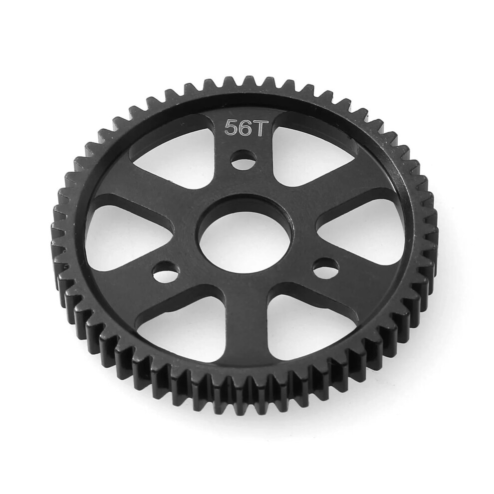 Harden Steel 54T/56T/58T/62T/65T/68T Main Spur Gear 0.8M 32P 3960 For 56T Rc Model Black 9067246441708