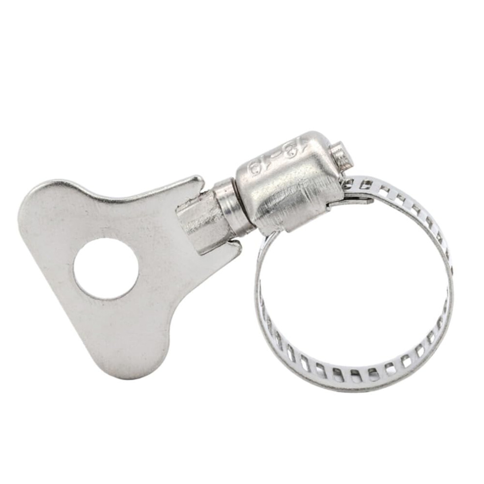 Stainless Steel Hose Clamps, Key Type Hose Clamp, Adjustable 6-63Mm, 10Pcs, Worm Gear, Dryer Vent Pipe Clamp 21-38Mm 9067246441722