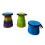 (Green/Rainbow) Portable Telescoping Seat for Camping: Foldable, Retractable, and Adjustable Outdoor Stool 5