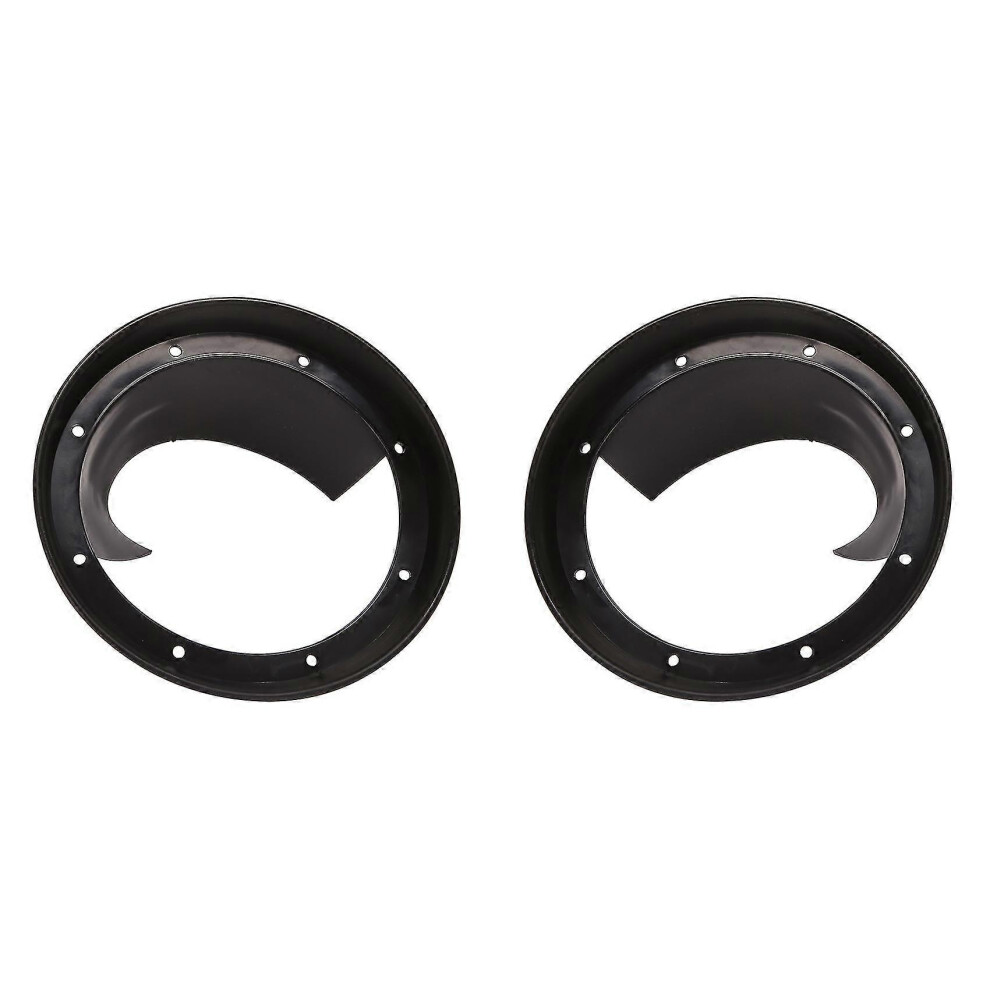 Kikidex (As Show, One Size) 2Pcs Car Audio 6.5-Inch Speaker Waterproof Cover Audio Rust Protection Pad Speaker Soft Waterproof