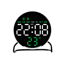 Kunststof LED-klok met verstelbaar alarm en energiezuinig-02