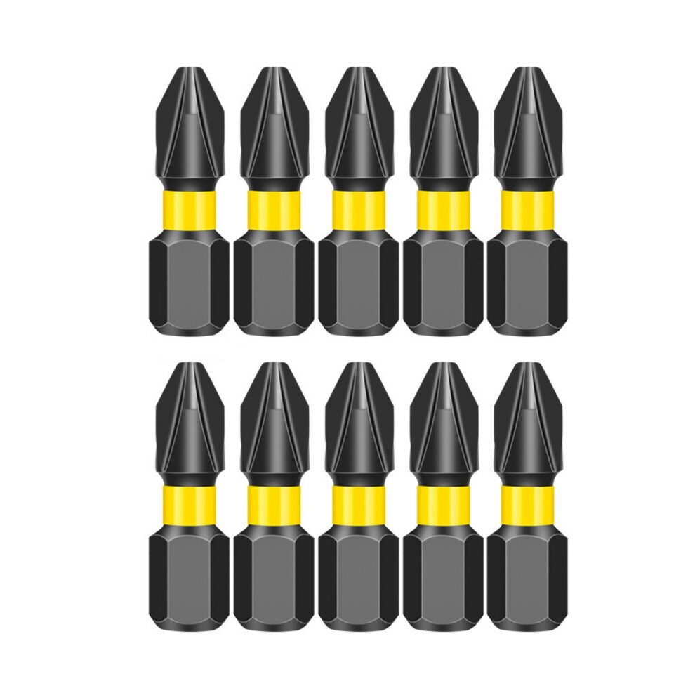 10Pcs/Set Magnetic Screwdriver Bit Set 1/4Inch Hexagonal-25Mm 7754000228287