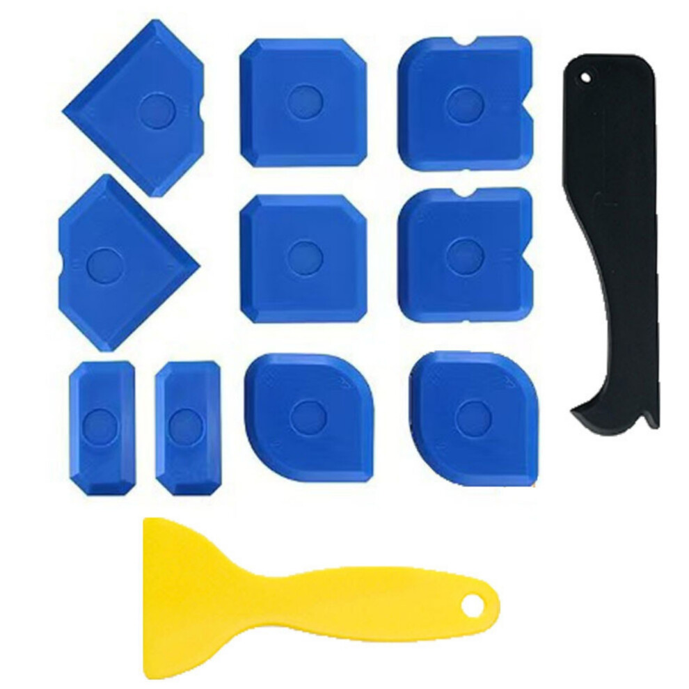 12Pcs Grout Cleaning Tool Kit Flexible Scrapers Caulking Tool 7754000228942