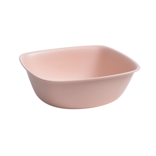 Cute Pink Square PP Wash Basin for Laundry, Dorm, 200g 1