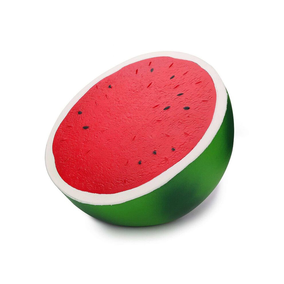 (Watermelon 25*14CM) Super Jumbo Giant Soft Squishy Watermelon Orange Strawberry Rising Squeeze Slow-image-OPC-PMKN2YG-NEW