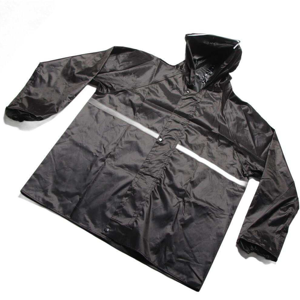 Thickened Oxford Raincoat Set With Reflective Strip Men Women Xxl 4601357065924