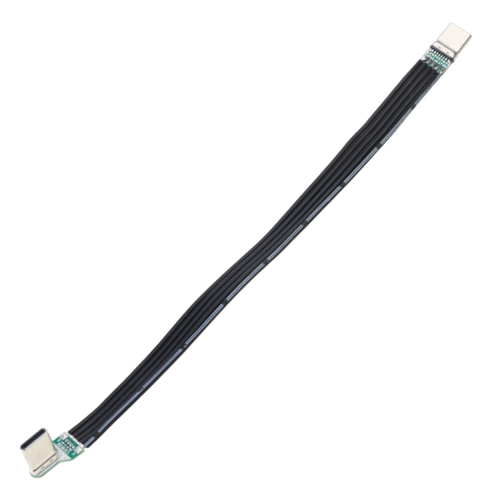 Usb Type C Cable Silicone Coated 60W-15Cm Left Right Straight 7704000076326