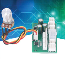 8-Kanal PWM-Lüfter-Adapter für PC-Gehäusekühlung, 12V Geschwindigkeitsregler, Splitter