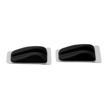 Rubber Bowstring Shock Absorber Recurve Bowstring Silencer, Black