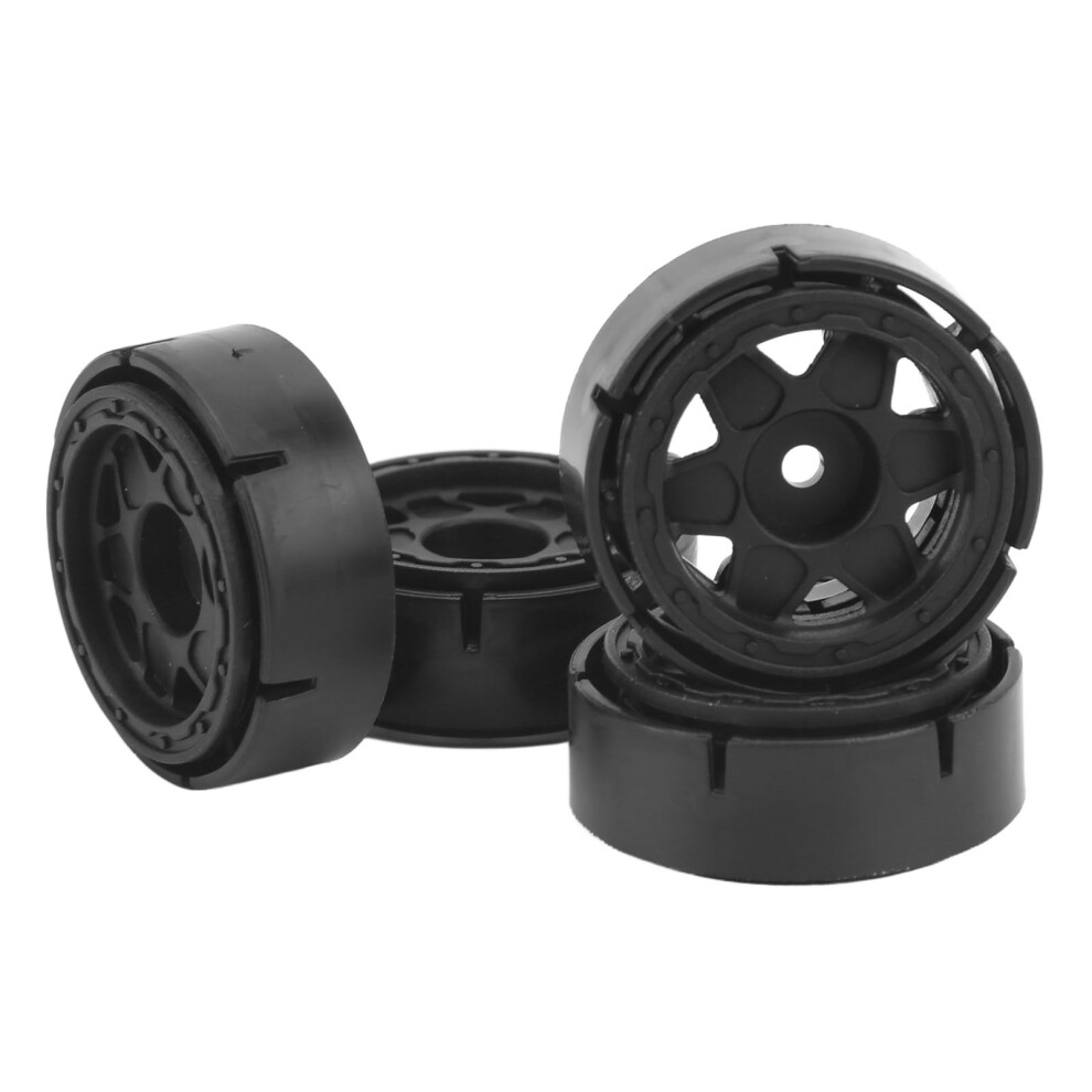 4Pcs Black 34x14mm Plastic Wheel Hubs for SCX24 RC Crawler-image-OPC-PMKNN29-NEW