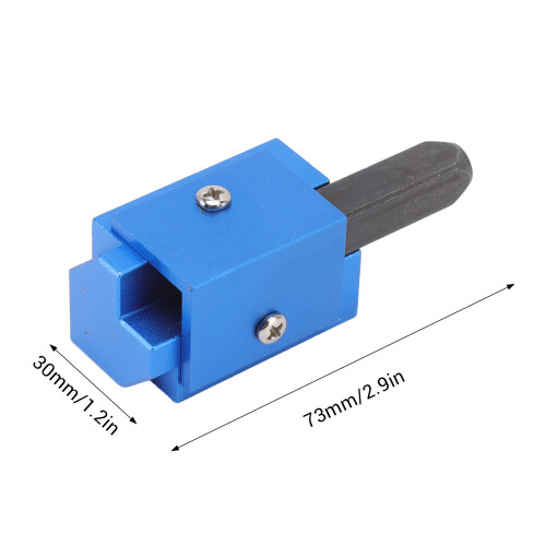 Durable Blue Square Corner Chisel with High Accuracy for Woodworking 2