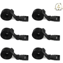 Nylon Luggage Straps Set of 6, Quick Release Buckle Travel Security