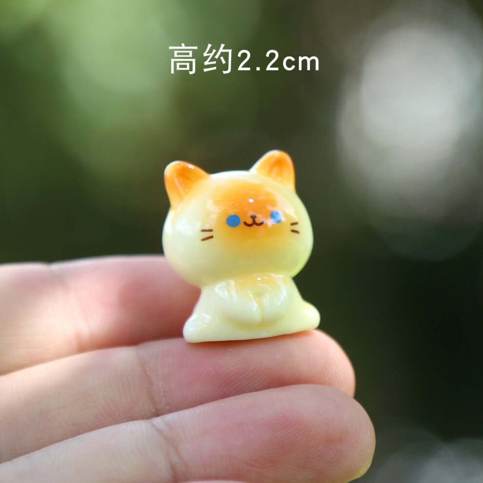 (Sitting) Cat Siamese Mini Resin Ornament Suitable For Daily Home Decoration And Gift-image-OPC-PMKNTJ2-NEW