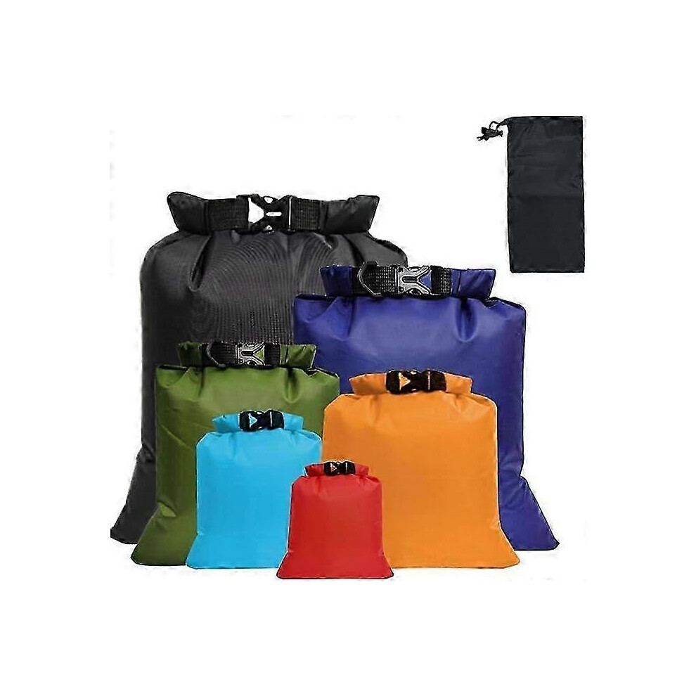 Waterproof Bags Set of 6, Lightweight Canoe Kayak Camping Hiking Dry Bags
