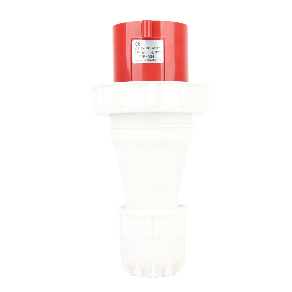 Industrial Socket Connector 4-Pin Waterproof 63A Ip67 Surface Mounted 9321357072856
