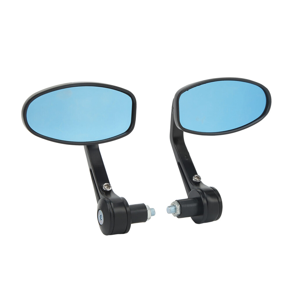 Universal Motorcycle Handlebar End Mirror 7/8In Aluminum Side View 4641357073109