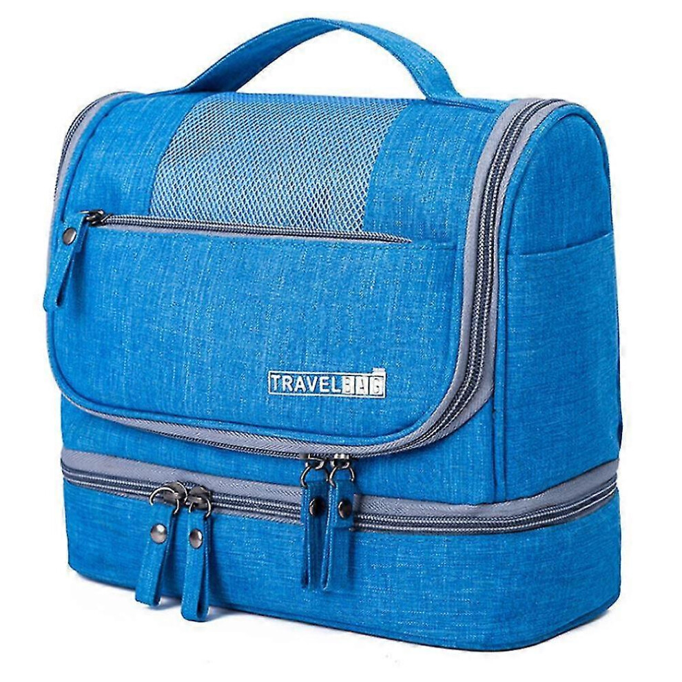 Waterproof Toiletry Bag Sky Travel Cosmetic Shower Organizer Blue