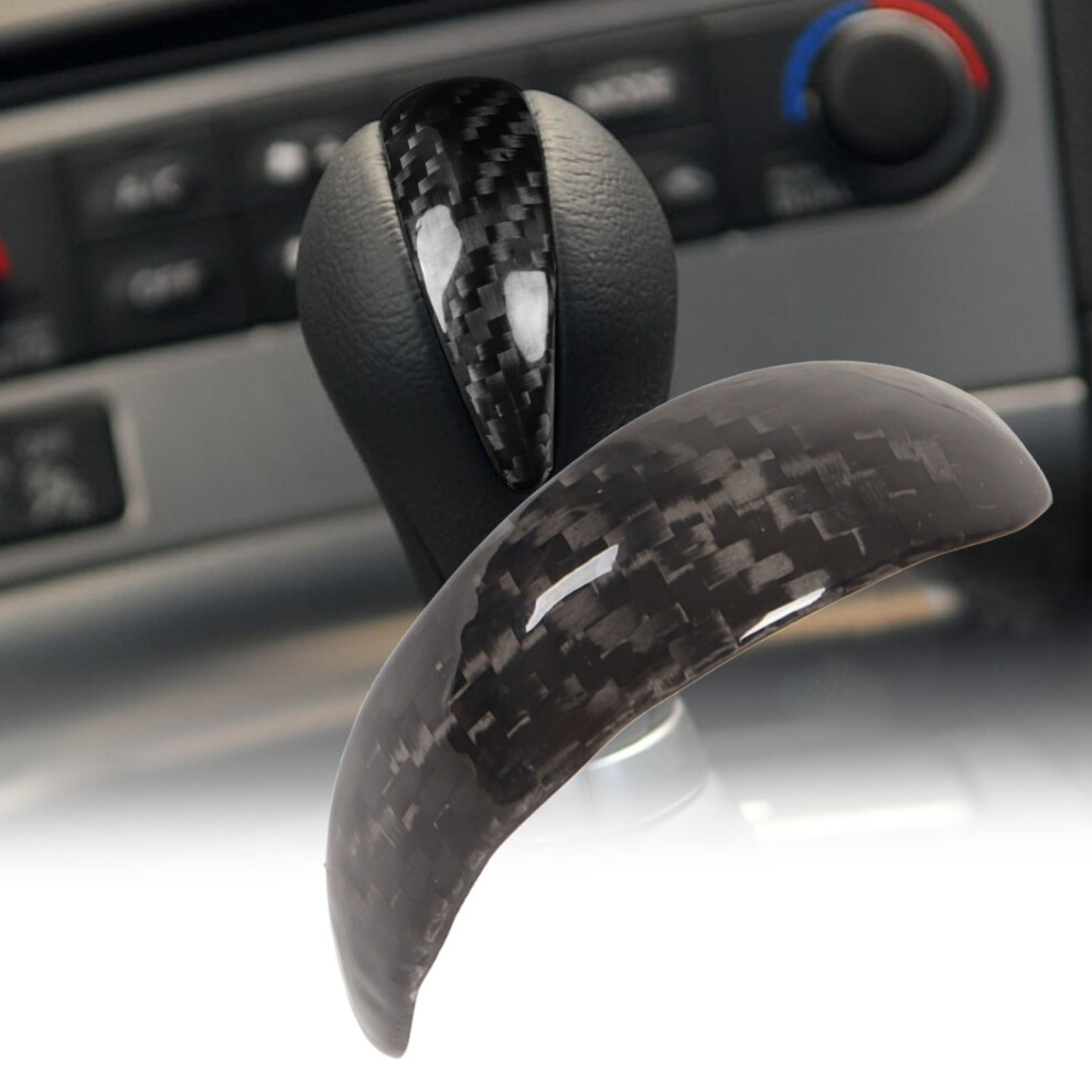 Carbon Fiber Gear Shift Knob Cover For Infiniti G35 G37 Fx35 Fx50 Qx70 Qx80 4151357074131