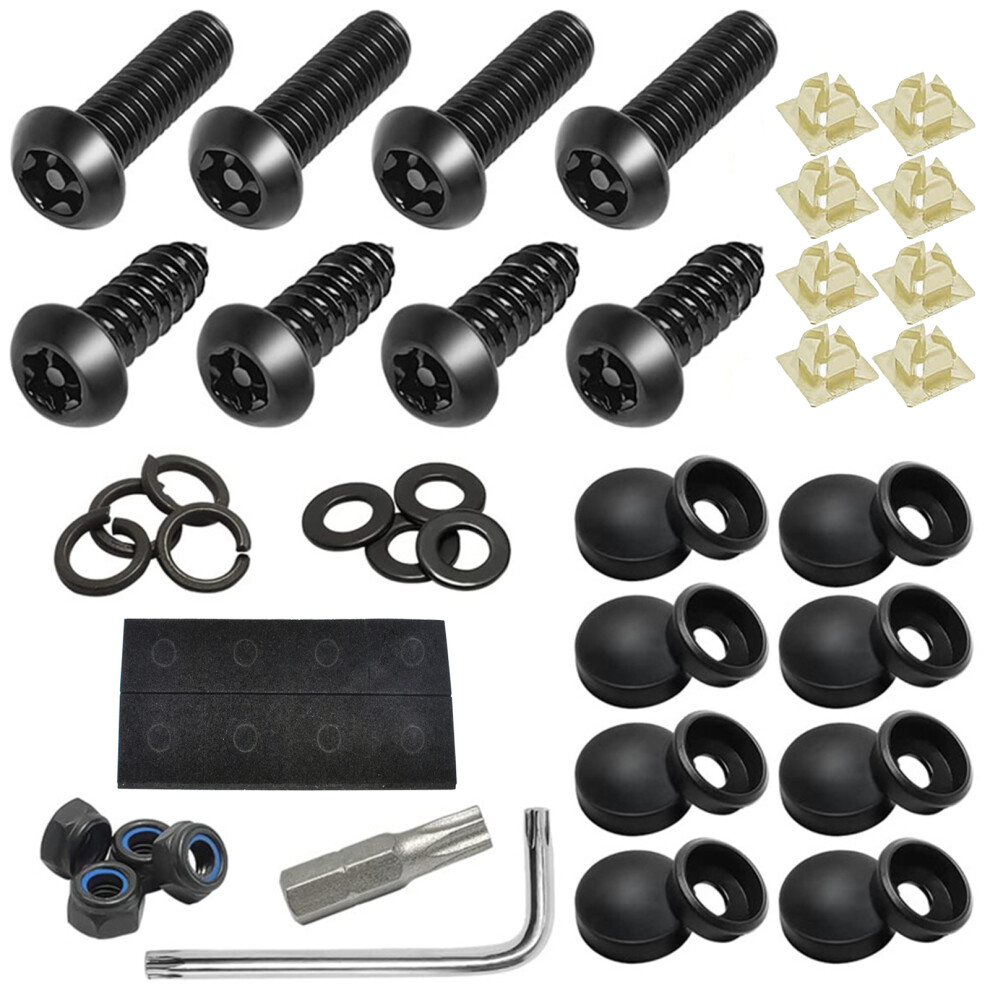 Rustproof Universal License Plate Fastener System-Style C 7754000234325