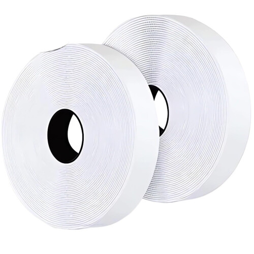 Nylon Fabric Magic Tape 20mm Wide 10m White Self-Adhesive Extra Strong Double Sided Hook And Loop Fastener Sticker Pad