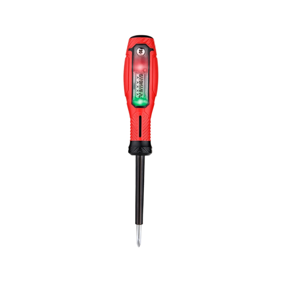 Advance Voltage Detection Pen With Lcd Display- Cross 4Mm Red 7754000235643