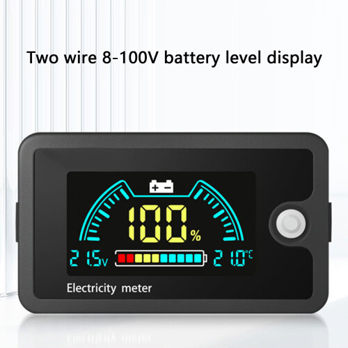 ABS Quick Install Battery Voltage Indicator 8-100V Ranging 1