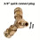 Triple Spliter Adapter With 3/8inch Quick Release Connector 6