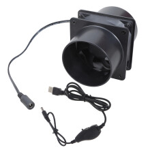 Adjustable Speed USB Powered Inline Duct Fan Ventilation Fan