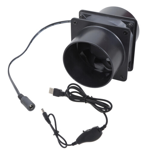 Adjustable Speed USB Powered Inline Duct Fan Ventilation Fan