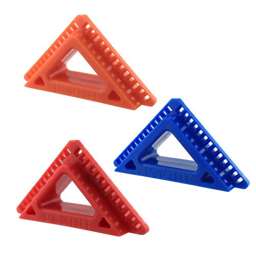 Lightweight Plastic Spacer Device for Efficient Woodwork-Orange 1