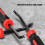 200mm Lever Bar Nail Puller Tool V Shape Design Ergonomic Handle 4