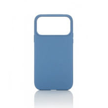 iPhone 17 Pro Silicone Case Blue Protective Cover