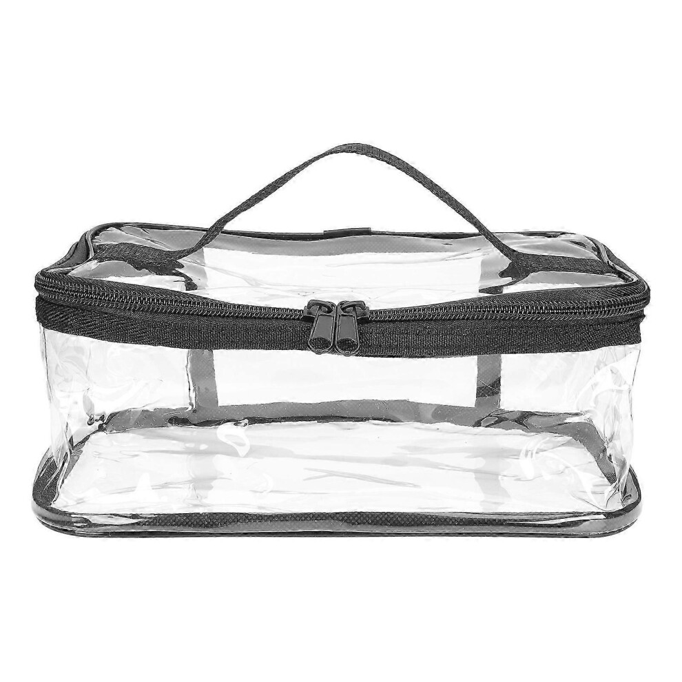 Men's Travel Toiletry Bag, Clear Plastic Lunch Bag, PVC Stadium Approved-image-OPC-PMKNZJX-NEW
