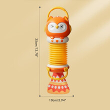 Karikatur-Eulen-Akkordeon-Babyspielzeug, 3510 cm, Kunststoff, ab 6 Monaten, Bildungs-Musikinstrument