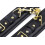 Bondage Handcuffs Set Padded Leather Restraints Lockable Adjustable Wrist Cuffs Black 4