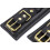 Bondage Handcuffs Set Padded Leather Restraints Lockable Adjustable Wrist Cuffs Black 5